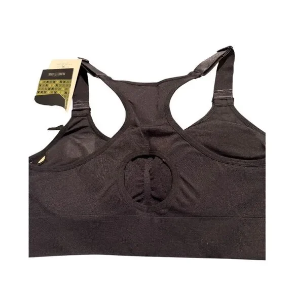 NWT Flag nor Fail seamless bra in black size medium - Picture 4 of 6